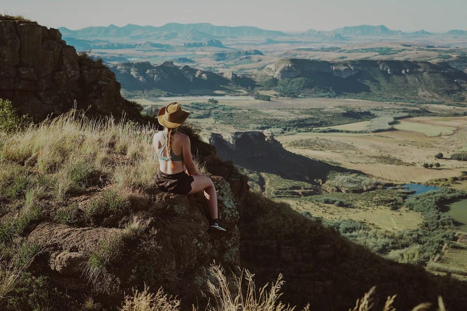 Hiking and mountain biking trails above the estate