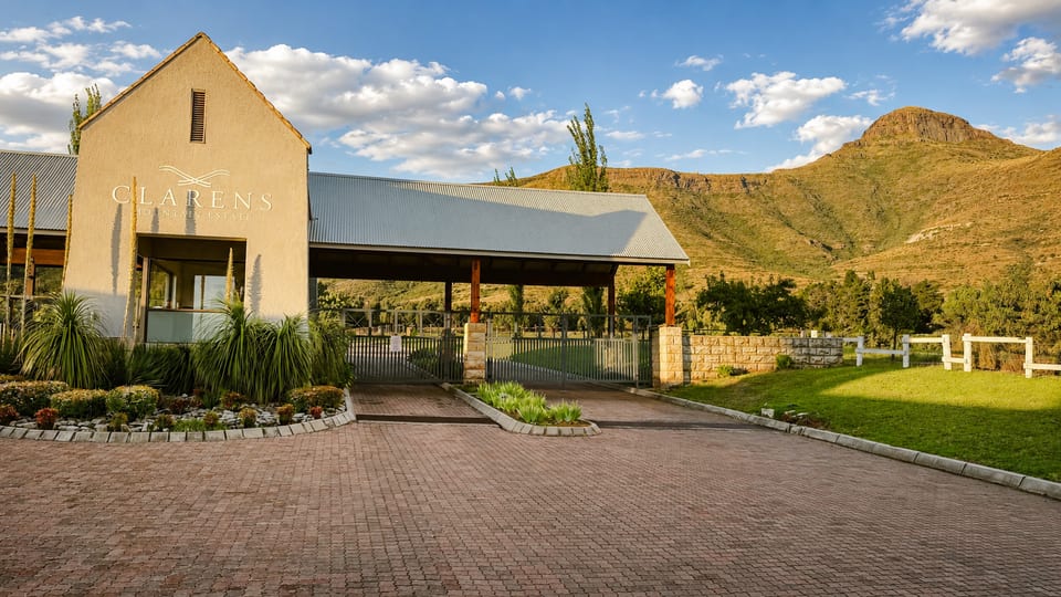 The manned estate entrance